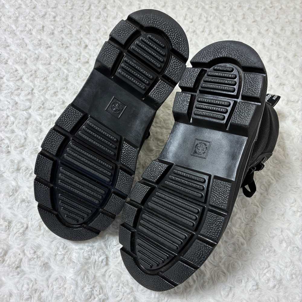 Dr. Martens Black Combat Moto Boots - Picture 6 of 7